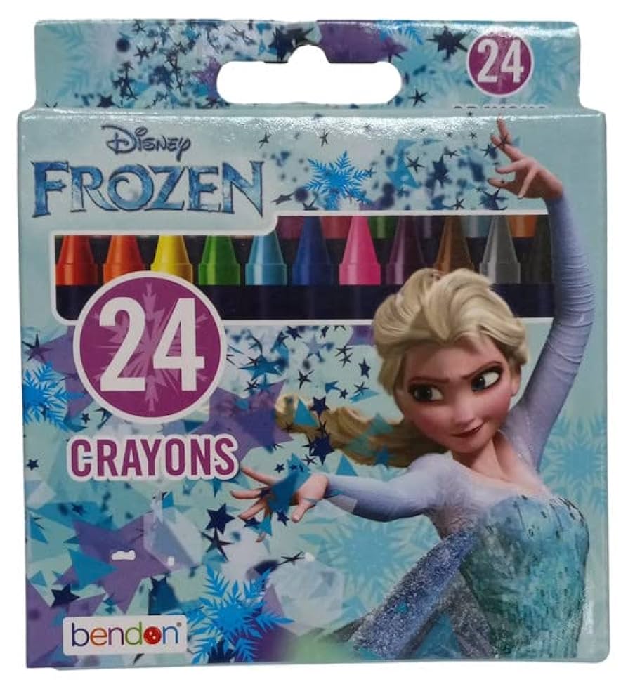Amazon.co.jp: ディズニー アナと雪の女王 クレヨン 24色セット